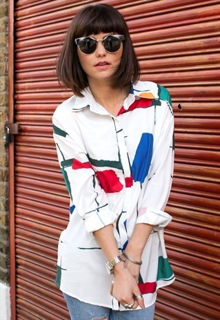 ABSTRACT PRINT SHIRT