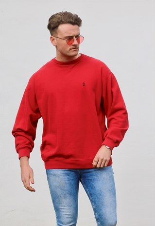 NAUTICA USA 90S LUST RED SWEATSHIRT