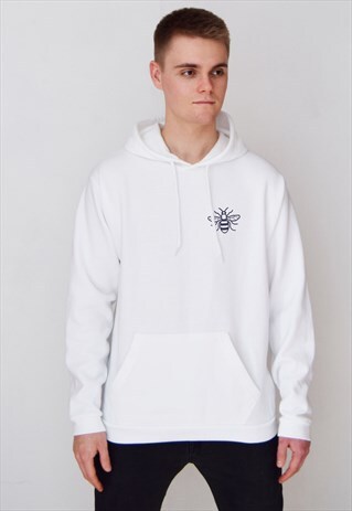 WHITE BEE (NAVY) HOODIE