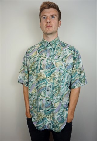 PURE SILK PATTERNED SHIRT