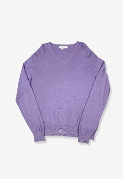 Vintage Calvin Klein Knit Jumper Lilac Purple Medium