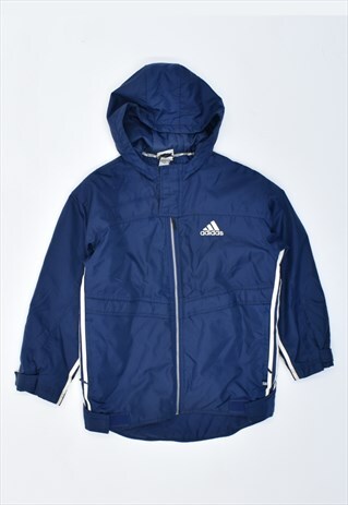 VINTAGE 90'S ADIDAS WINDBREAKER JACKET BLUE
