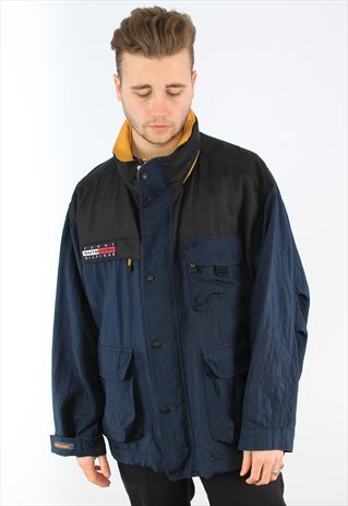 TOMMY HILFIGER VINTAGE OUTDOOR GEAR RAIN JACKET