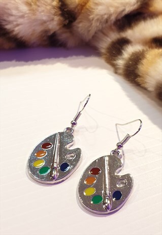 SILVER ART EARRINGS