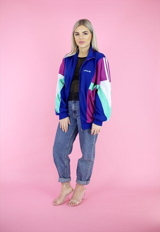 90S TREFOIL ADIDAS TRACKSUIT TOP JACKET