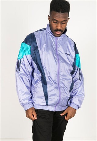 VINTAGE 80S USA ADIDAS SHELL SPORT JACKET / S0758