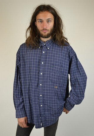 VINTAGE 90'S TOMMY HILFIGER CHECKED SHIRT