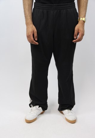 VINTAGE ADIDAS BLACK TRACKSUIT BOTTOMS