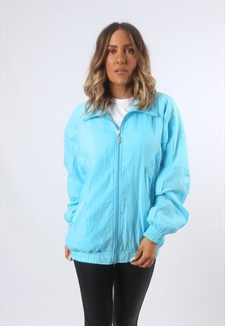 SHELL BOMBER JACKET 90'S PLAIN OVERSIZED (CFDO)