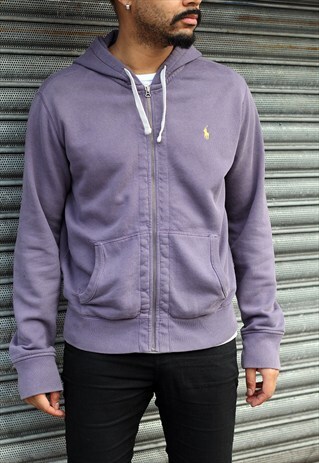 VINTAGE RALPH LAUREN LILAC ZIP UP HOODIE