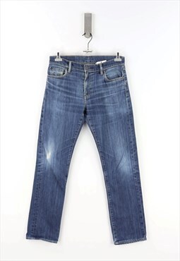 Levi's 504 High Waist Jeans in Dark Denim - W30 - L32