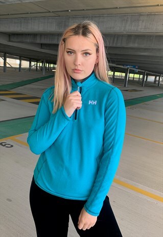 VINTAGE HELLY HANSON EMBROIDERED FLEECE SWEATSHIRT