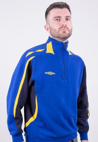VINTAGE 1/4 ZIP SWEATSHIRT UMBRO