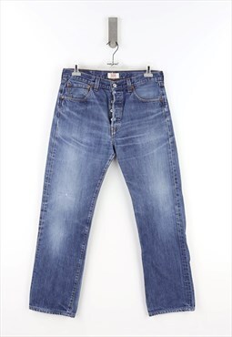 Levi's 501 High Waist Jeans in Dark Denim - W34 - L34