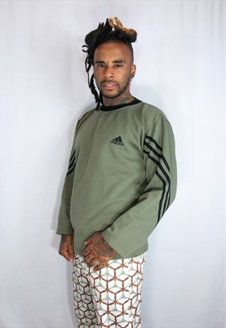 ADIDAS VINTAGE GREEN SWEATSHIRT