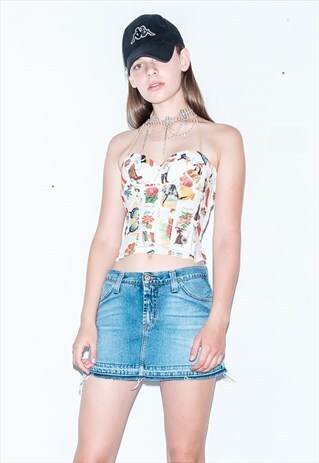 D&G DENIM MINI SKIRT