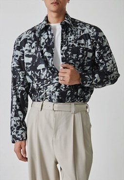 Men's Premium Vintage Floral Shirt S VOL.2