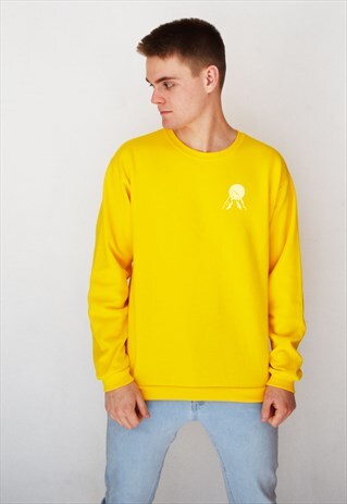 YELLOW SUNSET (WHITE) SWEATSHIRT