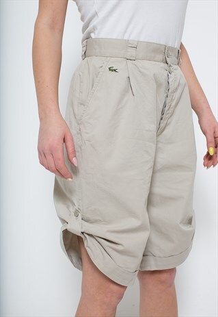 CREAMY HIGH WAISTED MIDI TROUSERS