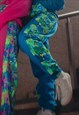 HANDMADE Y2K FESTIVAL GRAPHIC PRINT TRACKSUIT BOTTOMS 