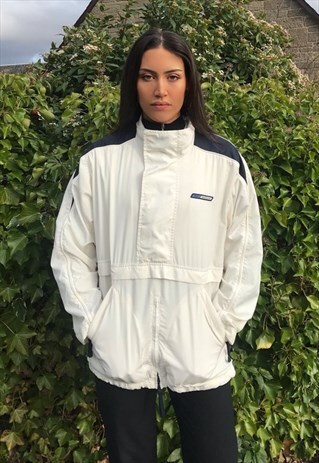 REEBOK VINTAGE HALF ZIP WINDBREAKER SHELL PULLOVER JACKET