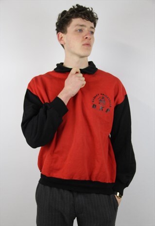 VINTAGE RETRO RED 90'S SWEATSHIRT