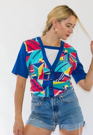 VINTAGE 80'S BLUE HIGH WAIST LEVI SHORTS