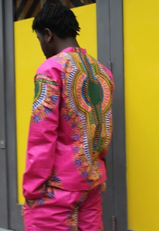 AFRICAN PRINT SHIRT - DASHIKI SHIRT - AFRICAN TOP -