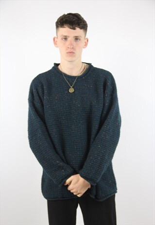 VINTAGE ARAN WOOL JUMPER