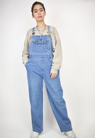 VINTAGE 90'S DENIM DUNGAREES
