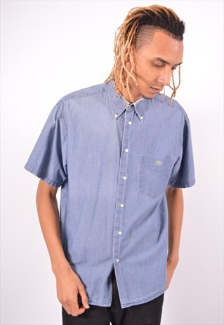 VINTAGE LACOSTE SHIRT BLUE