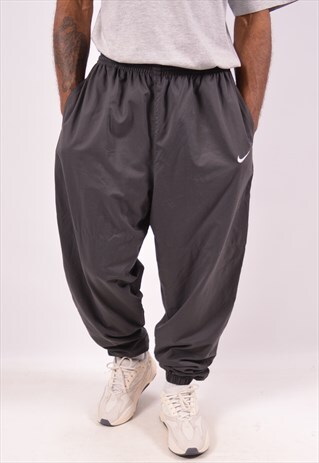 VINTAGE NIKE TRACKSUIT TROUSERS GREY