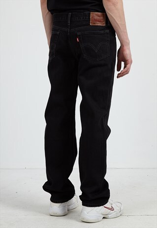 VINTAGE BLACK LEVI'S 505 FIT DENIM JEANS