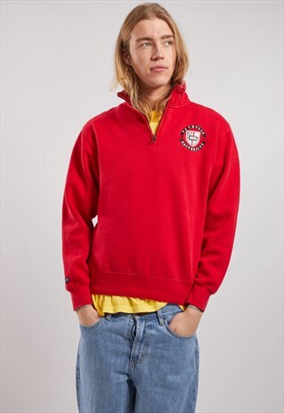 VINTAGE JANSPORT CATHOLIC UNIVERSITY 1/4 ZIP SWEATSHIRT