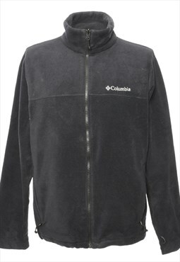 Beyond Retro Vintage Black Columbia Fleece Sweatshirt - M