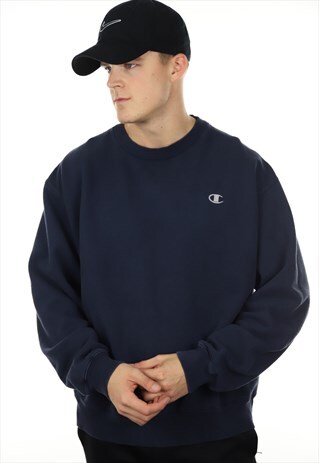 VINTAGE CHAMPION SWEATSHIRT BLUE