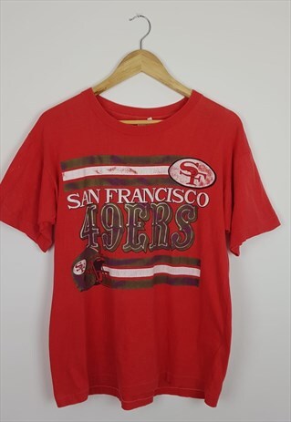 VINTAGE SAN FRANCISCO 49ERS T-SHIRT RED