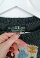 HENRY COTTON'S VINTAGE 80'S 90'S WOOL SWEATER NOVELTY 