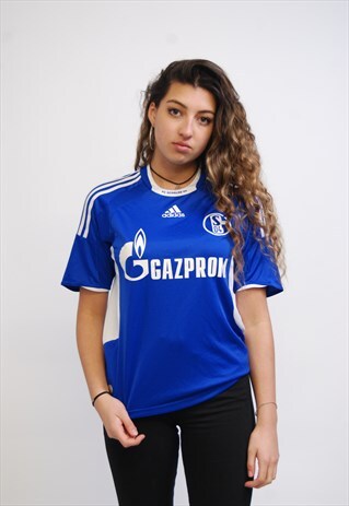 VINTAGE ADIDAS SCHALKE 04 FOOTBALL SHIRT