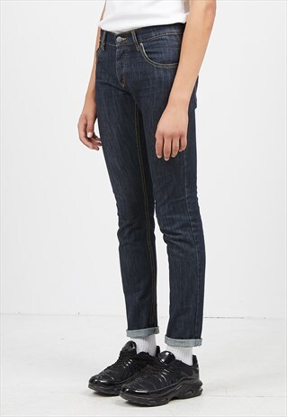VINTAGE NAVY CHEAP MONDAY SKINNY FIT DENIM JEANS