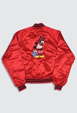 Rare Vintage 80s Chalk Line Disney Embroidered Bomber Jacket