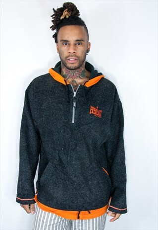 EMBROIDED EVERLAST SWEATSHIRT HOODIE