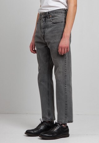 VINTAGE GREY LEVI'S 615 FIT DENIM JEANS