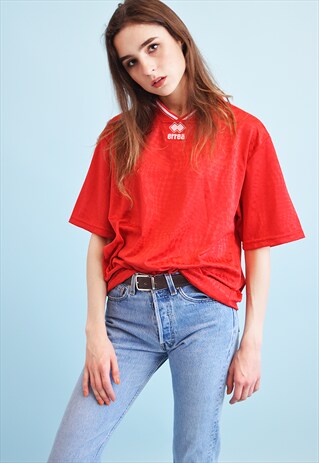 90'S RETRO ERREA ATHLEISURE VARSITY JERSEY T-SHIRT TEE