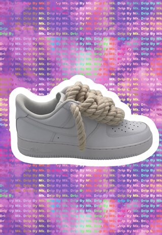 AIR FORCE 1 ''ROPE LACES'' THICK CHUNKY LACES CUSTOM