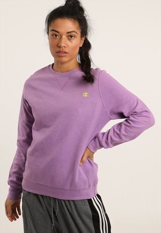 VINTAGE CHAMPION EMBROIDERED LOGO SWEATSHIRT