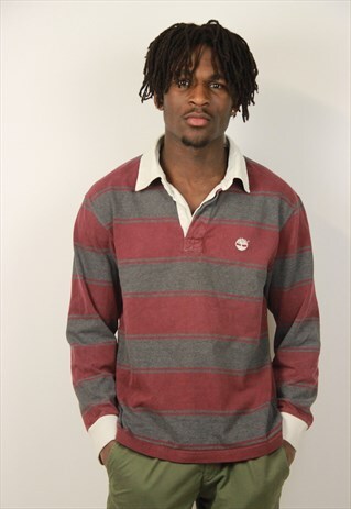 VINTAGE TIMBERLAND LONG SLEEVE POLO-SHIRT