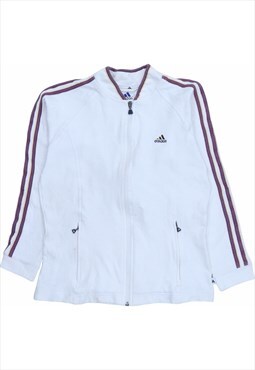 Vintage 90's Adidas Fleece Spellout Zip Up
