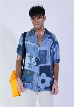 Moschino 90s denim shirt