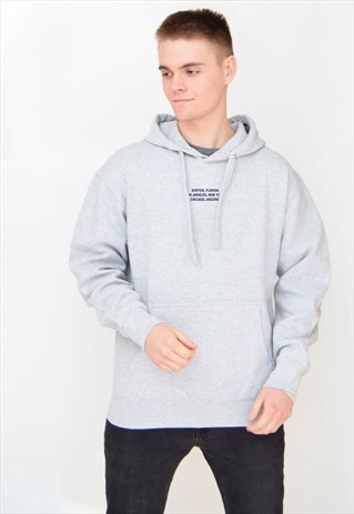 GREY LOCATION (NAVY) HOODIE